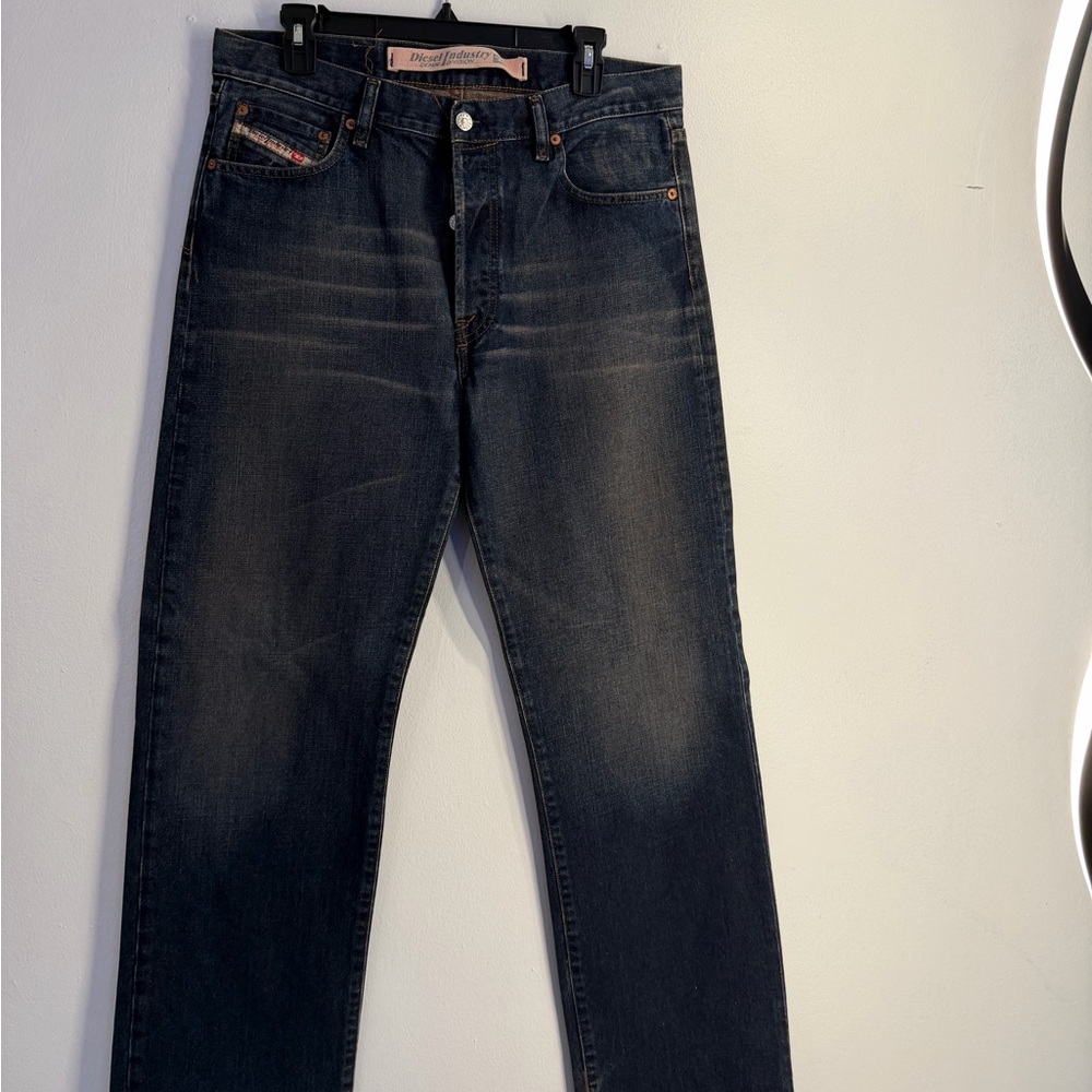 Diesel Men's Deep Indigo Straight Jeans